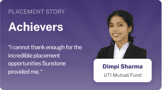 DImpi Sharma; Placed in UTI Mutual FUnd