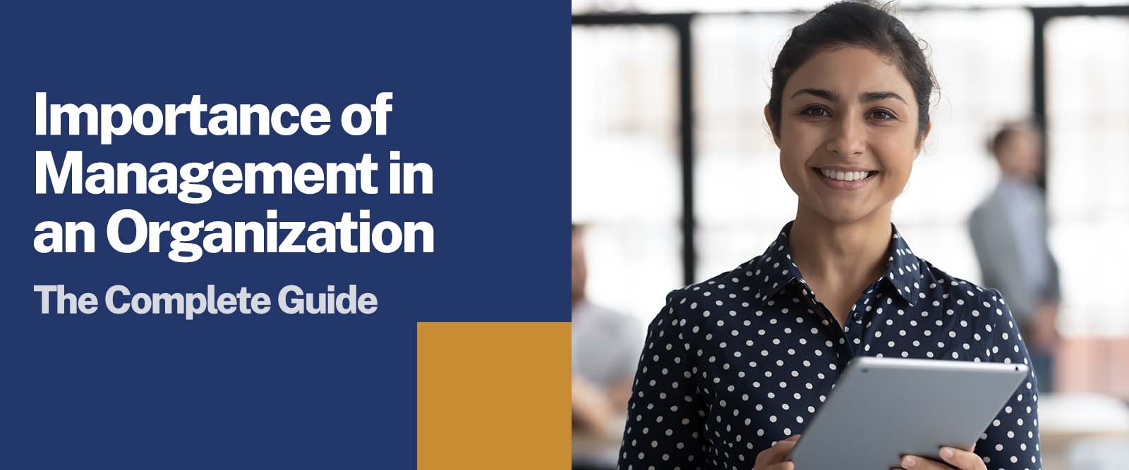 organisation management importance